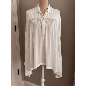 Free People Lovey Day Oversized Shirt